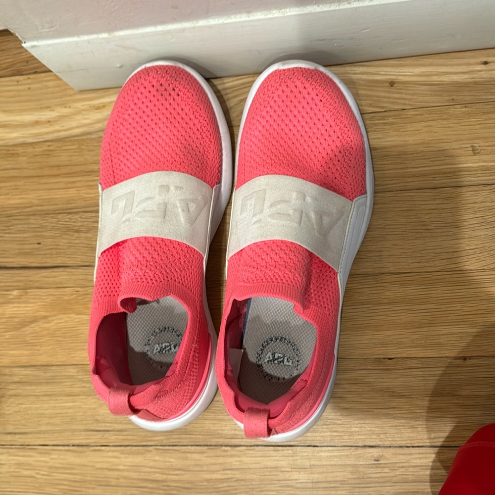 APL neon pink sneakers